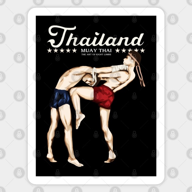 Thailand Muay Thai Sticker by KewaleeTee